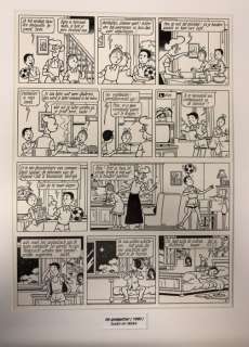 Studio Vandersteen - Paul Geerts | Studio Vandersteen / Paul Geerts - Originele pagina (p.2) Suske en Wiske 225 - De goalgetter - (1990) | Catawiki