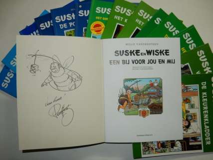 Willy Vandersteen / Paul Geerts + Studio | Suske en Wiske - Lot 5 van 15 reclame-albums - Met 15 opdrachttekeningen door Paul Geerts - Broché - EO - (1989/2009) | Catawiki