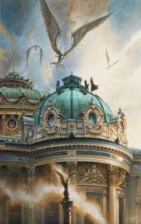 Didier Graffet - Peinture originale, Erik acte 1 scene 1