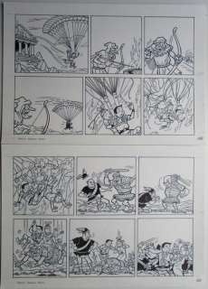 Luc Morjaeu / Studio Vandersteen | Suske en Wiske 307 - Originele Pagina (p.40) - De rillende rots - (2010) | Catawiki