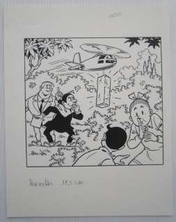 Eugeen Goossens / Studio Vandersteen | Goossens, Eugeen / Studio Vandersteen - Originele tekening - Suske en Wiske - De gouden friet - (1990) | Catawiki