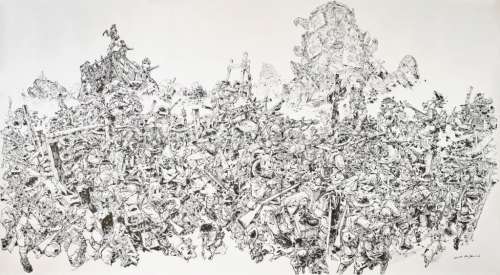 Kim Jung Gi - Illustration originale, 2019, signée