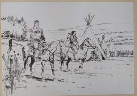 Pedro Mauro | Pedro Mauro - illustrazione originale Tex - (2019) | Catawiki