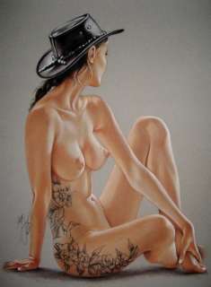 Sly | Sly - Original drawing in colour - Nude women - Size: 31 x 42 cm. - (2023) | Catawiki