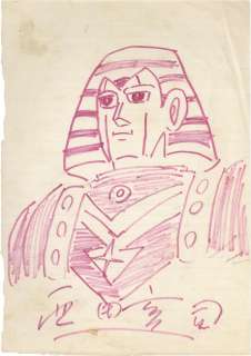 Koji Nishida Hand-Drawn Illustration "Giant Robo" | Mandarake (Big Web)