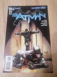 Scott Snyder, Greg Capullo Et Jonathan Glapion | Batman #5 - the new 52 - dédicacé par Scott Snyder + COA - Agrafé - EO - (2011) | Catawiki