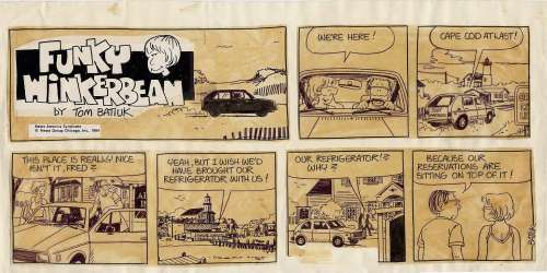 Tom Batiuk - funky winkerbean sunday strip (1984)