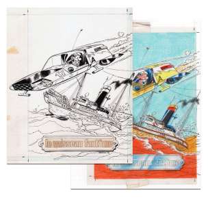 Séron - Les Petits hommes, illustration Ã  l‘encre de Chin…