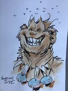 Mourier, Jean-Louis | Mourier, Jean-Louis - Dessin original couleur - Trolls de Troy - (2022) | Catawiki