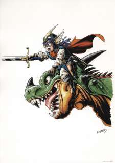 Akira Toriyama Color Reproduction Illustration D | Mandarake (Big Web)