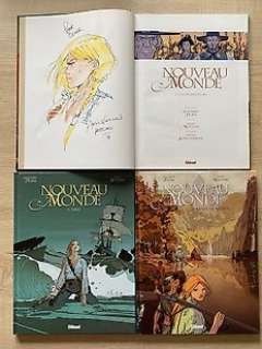 Mezzomo / Filippi | Le Nouveau monde T1 à T3 + dédicace couleur - 3x C - EO - (2010/2012) | Catawiki