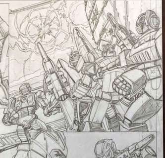 Original Botcon 2012 Comic. Jazz, Blaster, Perceptor, Sideswipe, Sunstreaker and more. | Unreal Books
