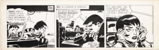 Frank Robbins | Johnny Hazard, strip du 06-30-1966 | Galerie 9ème Art