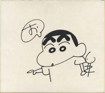 Usui Yoshito Hand-Drawn Shikishi - Crayon Shin-chan | Mandarake (Big Web)