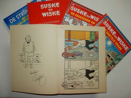 Willy Vandersteen / Paul Geerts + Studio | Suske en Wiske - Lot van 5 speciale albums - Met 5 opdrachttekeningen Paul Geerts - Cartonné - EO - (1975/2008) | Catawiki