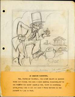 Carlson- Original Pencil Drawing | Russ Cochran