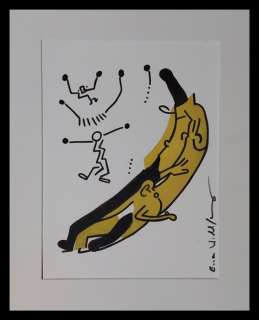Emma Wildfang | Velvet Underground - "Tribute series - Keith Haring" – original artwork by Emma Wildfang - (2023) | Catawiki