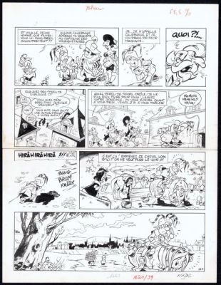 Mazel | Planche originale N°13 - Câline et Calebasse Les Mousquetaires - Les Mousquetaires | Daniel Maghen