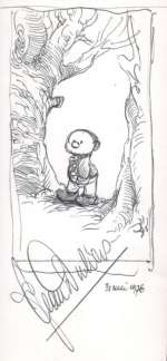 Dulieu, Jean | Dulieu, Jean - Originele schetstekening - Paulus in het bos - (1976) | Catawiki