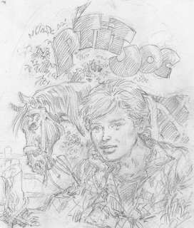 A.Gaudelette Alias André Joy | P’tit Joc - Crayonné page titre | De l’art sur la planche