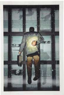 John Van Fleet HERO #5 Cover Original Art (DC, 2003). Married company man Matt Allen takes the H-E-R-O -