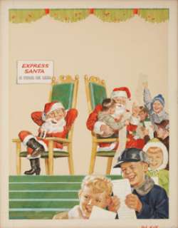 Norman Mingo Mad #108 Alfred as Santa Claus Cover Original Art (EC, 1967). "What, me hurry?" Alfred - | Heritage