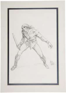 Barry Smith Conan the Barbarian Specialty Pencil Illustration Original Art (c. 1973). Barry Smith established - | Heritage