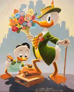 Carl Barks Dude For a Day Painting Original Art (1975). Carl Barks’ oil painting CB OIL 93 is one of the Good - | Heritage