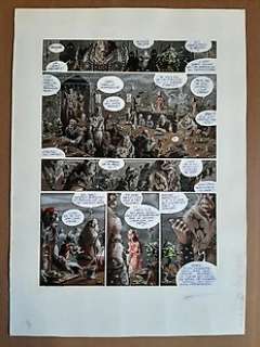 Boiscommun, Olivier - Boiscommun, Olivier - Planche originale couleur - Troll T2 - Le Dragon du donjon - (1998)