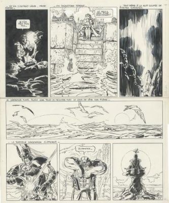 Jean-Claude Mézières | Valérian, Tome 8, Les Héros de l’Equinoxe, Planche 22 | Galerie 9ème Art