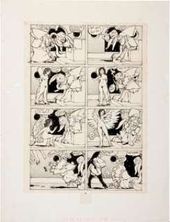 Victor Moscoso Zap Comix #6 "Loop de Loop" Page 4 Original Art (Print Mint, 1973). In this wild -