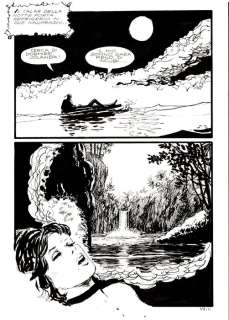 Milo Manara | Jolanda De Almaviva n. 47 - Milo Manara - Tavola Originale "gli strani divertimenti del cacicco" - Page volante - Exemplaire unique - (1972) | Catawiki