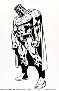 Paul Rivoche Action Comics #776 Cover Illustration Original Art (DC, 2001). A powerful image of Superman, which was -