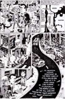 Julie Doucet Dirty Plotte #10 "My New York Diary Part One" Page 4 Original Art (Drawn and Quarterly, -