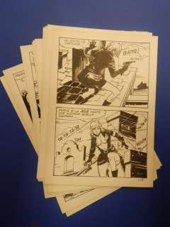 Nevio Zeccara | Hessa n. 1 - Nevio Zeccara - 10x Tavole Originali Erotiche "Esplode l’Europa!" - Page volante - Exemplaire unique - (1970) | Catawiki