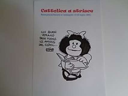 Quino | Quino - sketch originale "Mafalda" - (1986) | Catawiki
