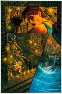 Joe Jusko Tomb Raider: The Greatest Treasure of All #1 Page 29 Original Art Panel (Image, 2005). Lara Croft -