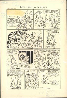 Messmer/Sullivan- Felix the Cat #70 Complete 2 Pg Story- Original Art | Russ Cochran