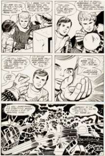 Jack Kirby and Vince Colletta Forever People #2 Page 11 Original Art (DC, 1971). That cosmic cowboy Serafin -