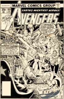 George Perez and Terry Austin Avengers #168 Cover Original Art (Marvel, 1978). The Avengers is a title that -