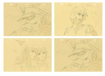 Nobuteru Yuki 4 original reproductions "Space Battleship Yamato 2199" | Mandarake (Big Web)