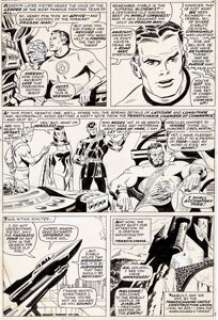 John Buscema and George Roussos Avengers #42 Page 3 Scarlet Witch and Quicksilver Original Art (Marvel, -