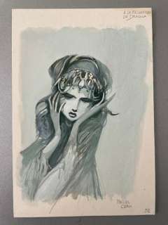 Croci, Pascal | Croci, Pascal - Dessin original couleur - À la recherche de Dracula | Catawiki