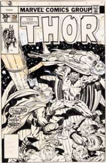 Jack Kirby, Joe Sinnott, and Marie Severin Thor #258 Grey Gargoyle Cover Original Art (Marvel, 1977).  The - | Heritage