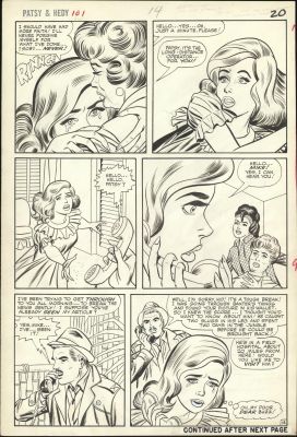 Hartley-Patsy & Hedy, P.20- Original Art (1965) | Russ Cochran