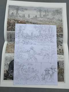 Hermann - Planche originale crayonnée - Duke T6 - Le Bout de la Piste - (2022) | Catawiki