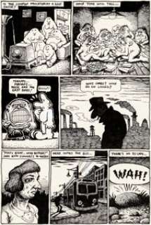 Robert Crumb Despair "It’s Really Too Bad"  Page 2 Original Art (Print Mint, 1969).... | Heritage