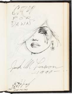 Tim Sale, Joseph M. Linsner, John Romita Jr, Timothy Truman, and Others - Autograph/Sketch Book Original Art -