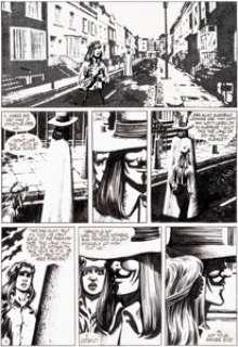 David Lloyd Warrior Magazine #13 Story Page 6 "V For Vendetta" Original Art (Quality - | Heritage