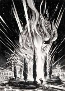 Nicolas DeLort "The Summoning" Illustration Original Art (2014)....